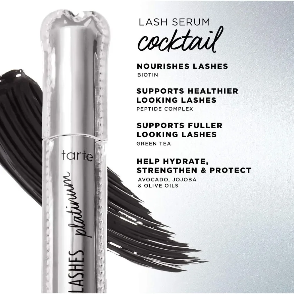 NIB Tarte Lights, Camera, Lashes Platinum Mascara in Black